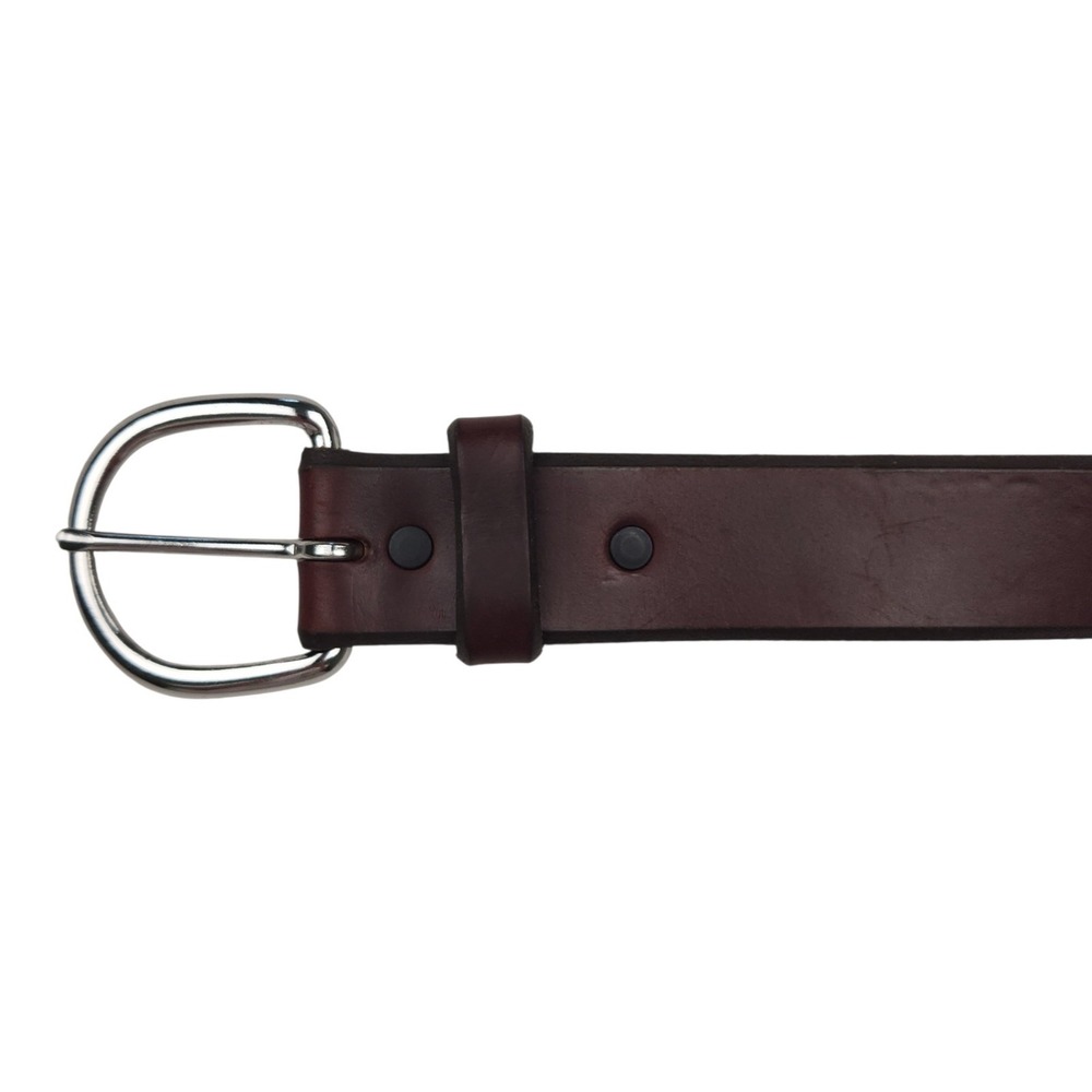 Tony Lama Leather Belt 38 Brown Western Horseshoe Silver Tone Buckle K1207